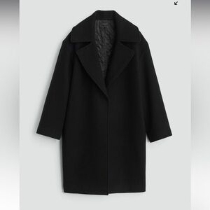 Rag and Bone Oversized Dahlia Wool Coat (Black) NWT